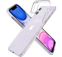 Spingen Liquid Crystal Glitter pouzdro pro Apple iPhone 11, transparentní