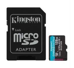 Kingston Canvas Go Plus 128 GB mSDXC U3 V30 + SD Adaptér