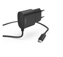 Hama nabíjačka USB-C 2,4 A 1 m čierna