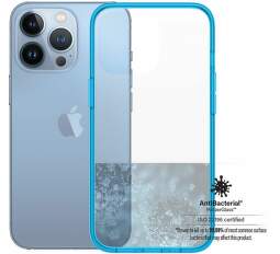 PanzerGlass ClearCaseColor puzdro pre Apple iPhone 13 Pro modré (1)