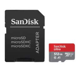 Sandisk Ultra MicroSDXC 512 GB 150 MB/s UHS-I + adaptér