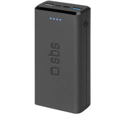 SBS 2× USB 2,1 A 20000 mAh černá powerbanka
