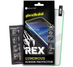 Sturdo Rex Luminous tvrzené sklo pro Apple iPhone 12/12 Pro zelené