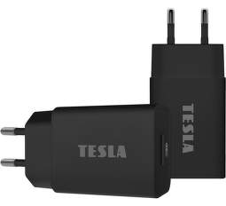 Tesla Power Charger QC50 síťová nabíječka USB-A 12 W černá