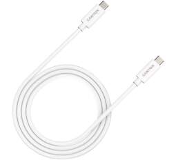 Canyon datový kabel USB-C 1 m 5 A bílý
