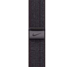 Apple Watch 45 mm Nike sportovní provlékací řemínek černo-modrý