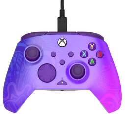 PDP Wired Controller (Rematch Purple Fade) fialový