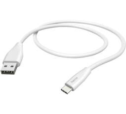 Hama kabel USB/USB-C 1,5 m bílý