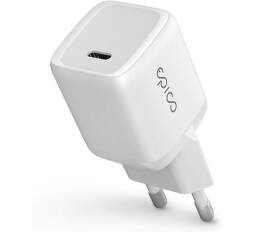 Epico Mini síťová nabíječka USB-C 30 W PD bílá