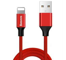 Baseus Yiven datový kabel USB/Lightning 2A 1,8 m červený