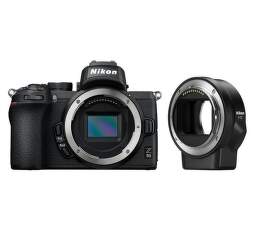 Nikon Z50 tělo černé + FTZ adaptér