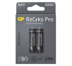 GP ReCyko Pro HR06 (AA) 2000 mAh, 2 ks