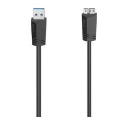 Hama 200626 USB 3.0 typ A - micro B 0,75 m černý