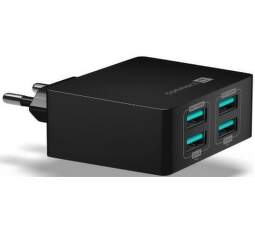 Connect IT Fast Charge 4x USB-A černá