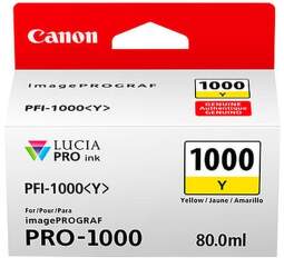 Canon PFI-1000 Yellow (0549C001) žlutý