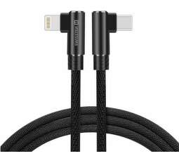 Swissten Arcade datový kabel USB-C/Lightning 1,2 m černá