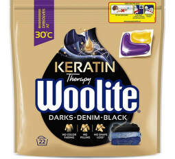 Woolite Black gelové kapsle na praní, 22 ks
