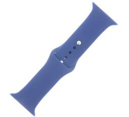 Devia silikónový remienok pre Apple Watch 42/44/45 mm S/M modrý