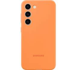 Samsung Silicone Case puzdro pre Samsung Galaxy S23 oranžové (1)