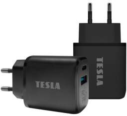 Tesla Power Charger T220 USB/USB-C nabíječka PD 3.0/PPS 25W černá