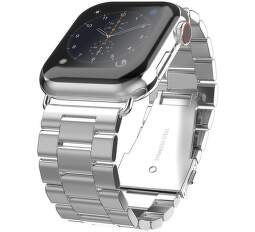 Swissten kovový řemínek pro Apple Watch 38-40 mm stříbrný