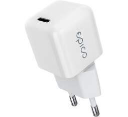 Epico GaN Mini síťová nabíječka USB-C 30 W PD bílá