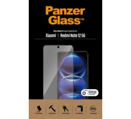 PanzerGlass Ultra-Wide Fit tvrzené sklo pro Xiaomi Redmi Note 12 5G černé