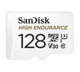 SanDisk microSDXC High Endurance Video 128 GB UHS-I U3 V30 + SD adaptér (1)