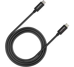 Canyon datový kabel USB-C 1 m 5 A černý