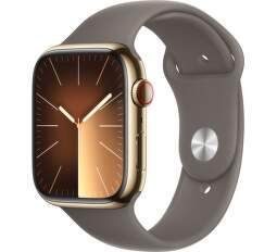 Apple Watch Series 9 GPS + Cellular 45 mm zlatá nerezová oceľ S/M