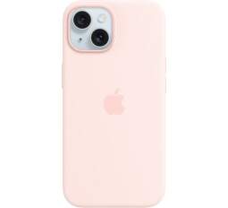Apple silikonové pouzdro pro Apple iPhone 15 MagSafe růžové