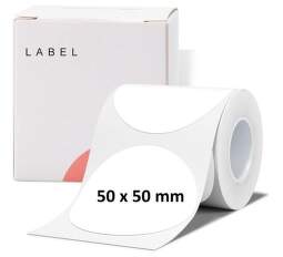 Niimbot R papírové štítky 50 x 50 mm 150 ks pro B21 bílé