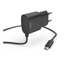 Hama USB-C síťová nabíječka s kabelem 1 m 2,4 A černá
