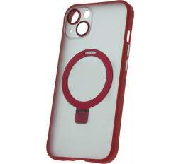 Forever Mag Ring puzdro pre Apple iPhone 13 červené (1)