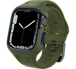 Spigen Liquid Air Pro remienok s puzdrom pre Apple Watch 87 (45 mm) zelené (1)