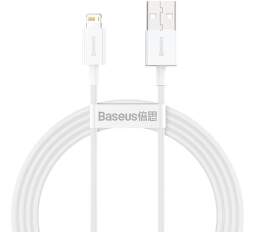 Baseus Superior datový kabel USB-A/Lightning 2,4 A 1,5 m bílý