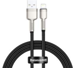 Baseus Cafule Metal datový kabel USB/Lightning PD 2,4A 1 m černý