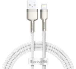 Baseus Cafule Metal datový kabel USB/Lightning PD 2,4A 1 m bílý