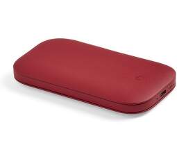 Lexon Softpower bezdrátová powerbanka USB-C Qi 10 000 mAh červená