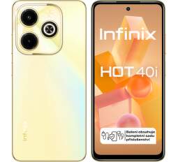 Infinix Hot 40i 128 GB zlatý