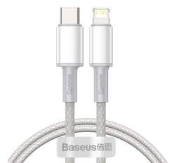 Baseus High Density kábel USB-CLightning 20 W 1 m biely (1)