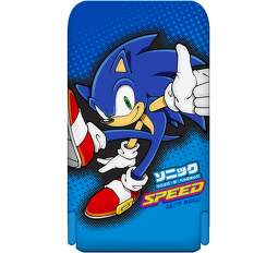 OTL Technologies Sonic the Hedgehog magnetická bezdrátová powerbanka s integrovaným stojánkem 5 000 mAh modrá