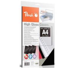 Peach PB100-17 A4 25 ks černé vázací desky