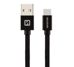 Swissten USB-C kabel 20 cm, černý