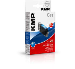 KMP C91 komp.recykl.napln CLI-551C XL