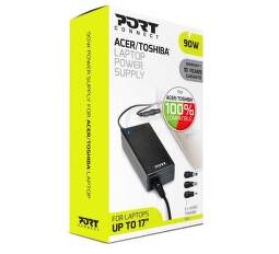 Port Designs 90W napájecí adaptér pro notebooky Acer/Toshiba