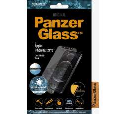 PanzerGlass Case Friendly AntiGlare tvrdené sklo pre Apple iPhone 12/12 Pro, čierna