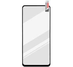 Qsklo Full Glue tvrdené 2,5 D sklo pre Xiaomi Mi 10T Lite čierna
