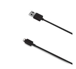 CELLY Dátový USB kábel pre prístroje Apple s konektorom Lightning, čierny