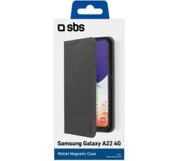 SBS Mobilnet flipové pouzdro pro Samsung Galaxy A22 černé